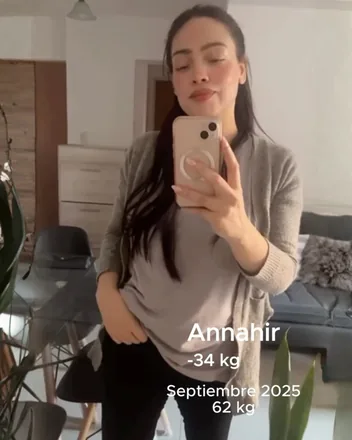 Annahir después — Septiembre 2025, 62 kg